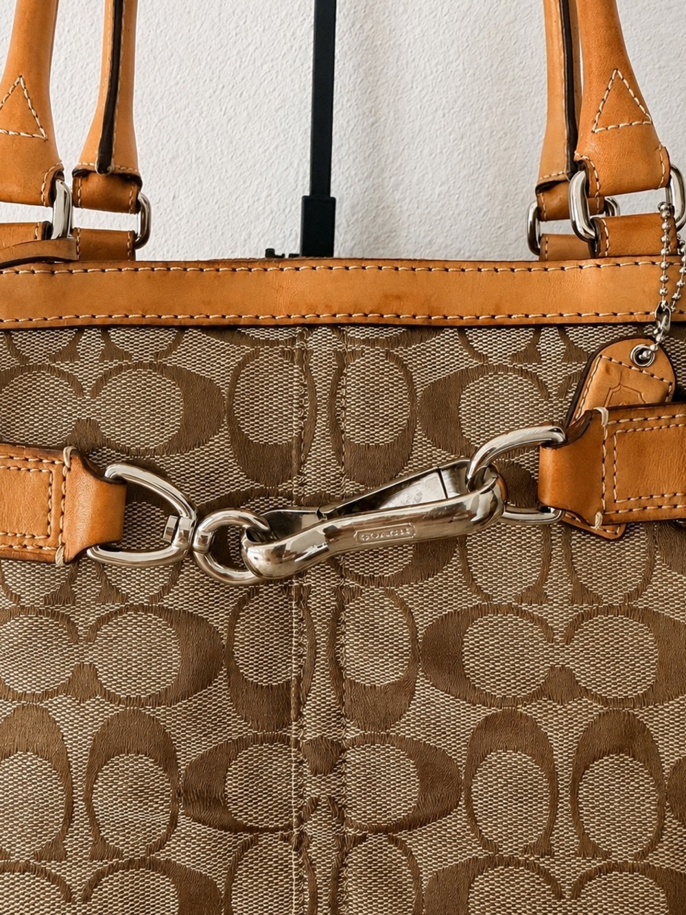 Vintage Y2K Coach Hamptons 8K07 Signature Jacquard Ca… - Gem